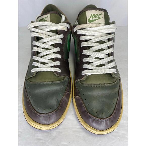 Nike Court Force Premium Low Army Olive Size 12 - Picture 1 of 8